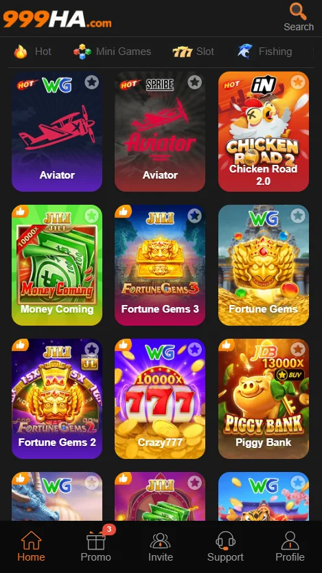 999Ha Game Categories