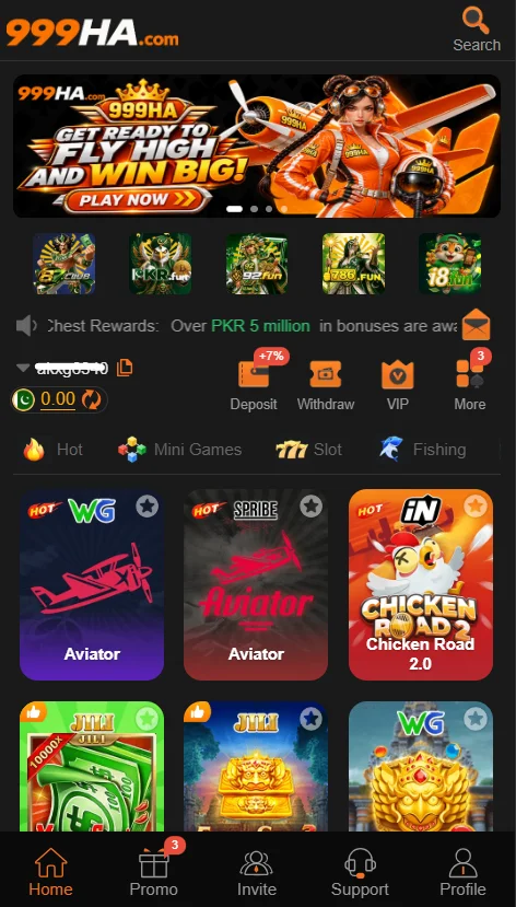 999Ha Game Interface