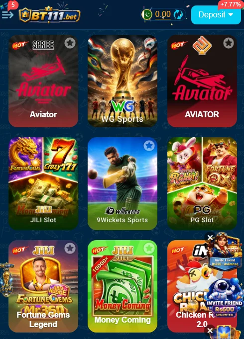 BT111 Game