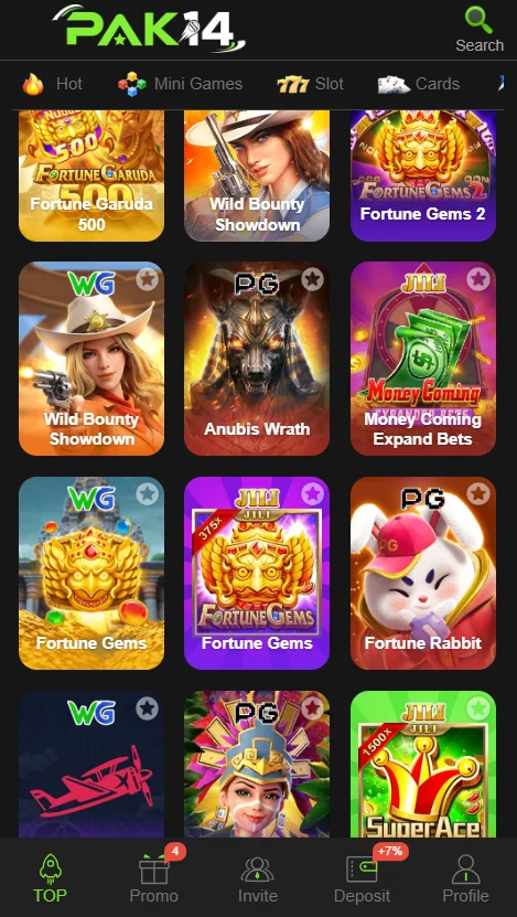 PAK14 Game Types