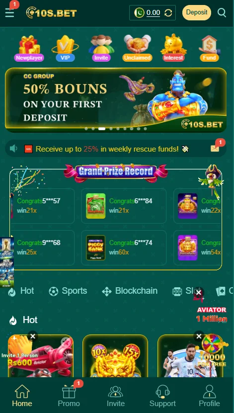10s.bet Game App