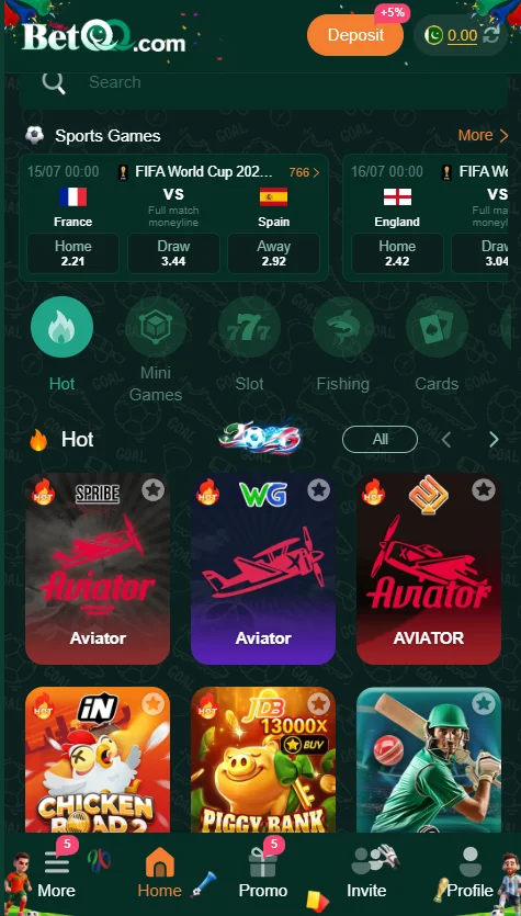 BetQQ Game App