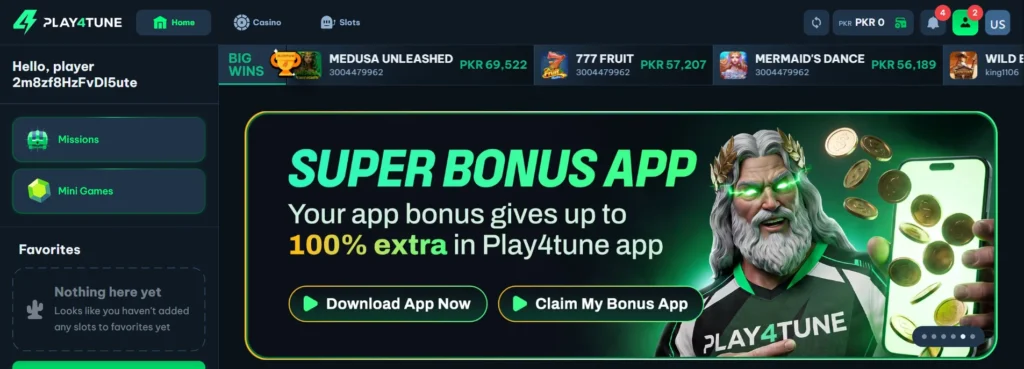 Play4Tune Game App