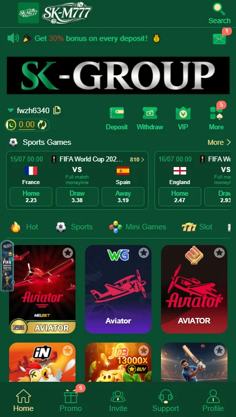 SK-M777 Game App