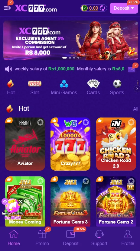 XC777 Game App