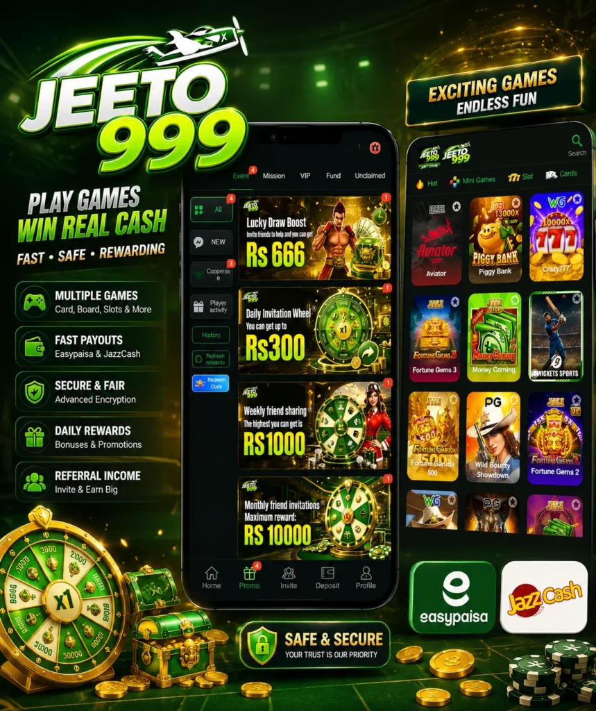 JEETO999 Platform Interface