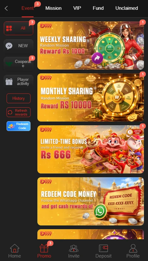 FD999 Game Promotion