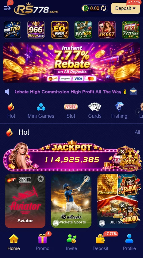 RS 778 Game Interface