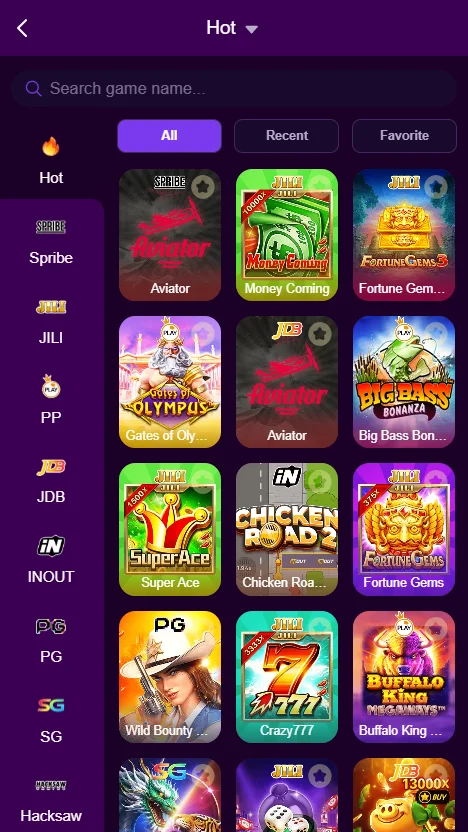 777QR Game Types